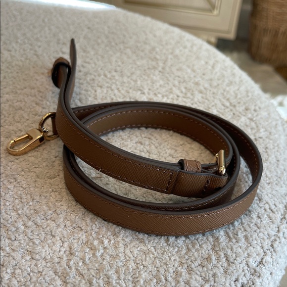 NWOT Tory Burch Brown Leather Mini Satchel with Detachable Strap - Picture 6 of 7